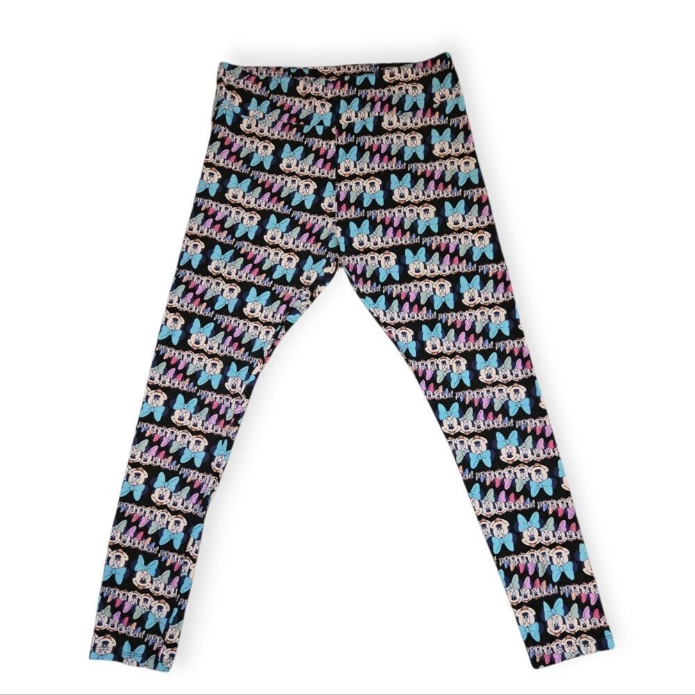 EC LULAROE DISNEY MINNIE MOUSE LEGGINGS SZ.TALL AND CURVY